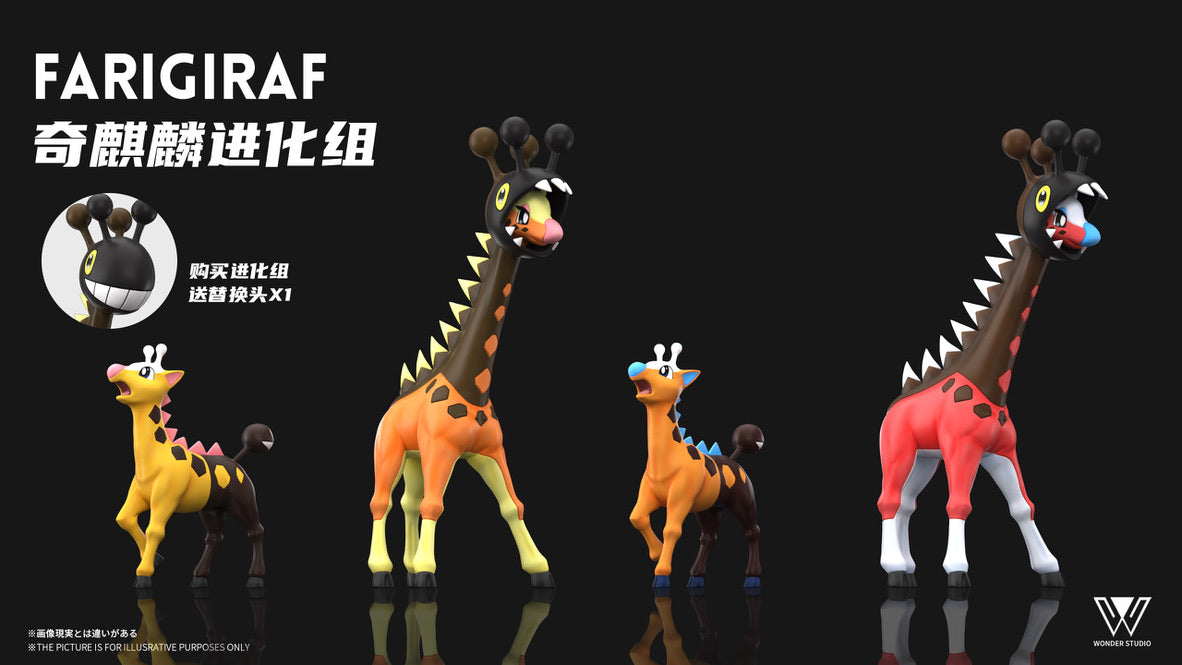 [PREORDER] 1/20 Scale World Figure [WONDER] - Girafarig & Farigiraf