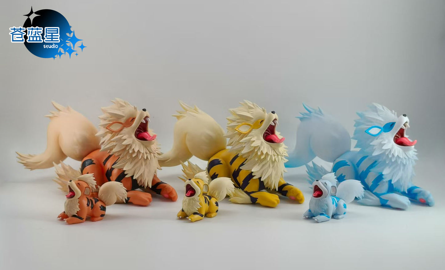 [PREORDER] 1/20 Scale World Figure [BLUE STAR & RS] - Growlithe & Arcanine