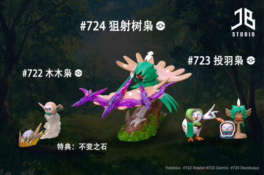 [PREORDER] 1/20 Scale World Figure [JB] - Rowlet & Dartrix & Decidueye