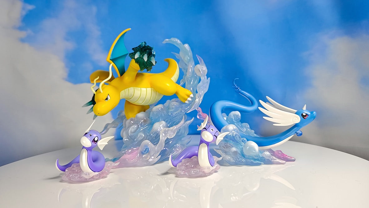 [IN STOCK] 1/20 Scale World Figure [PALLET TOWN] - Dratini & Dragonair & Dragonite