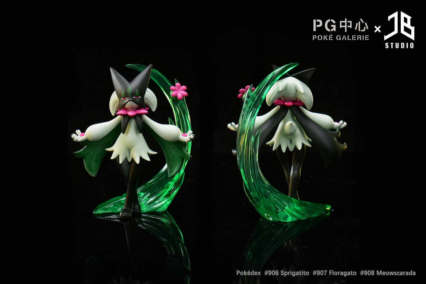 [PREORDER CLOSED] 1/20 Scale World Figure [POKÉ GALERIE & JB Studio] - Sprigatito & Floragato & Meowscarada