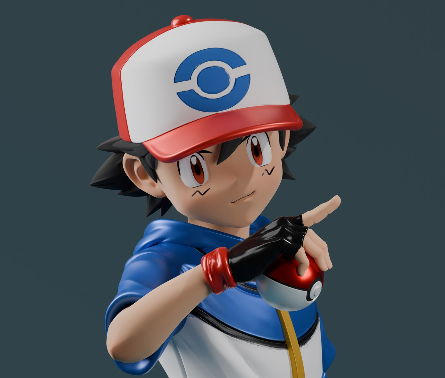 [PREORDER] 1/20 Scale World Figure [CHILDHOOD] - Ash Ketchum (BW)