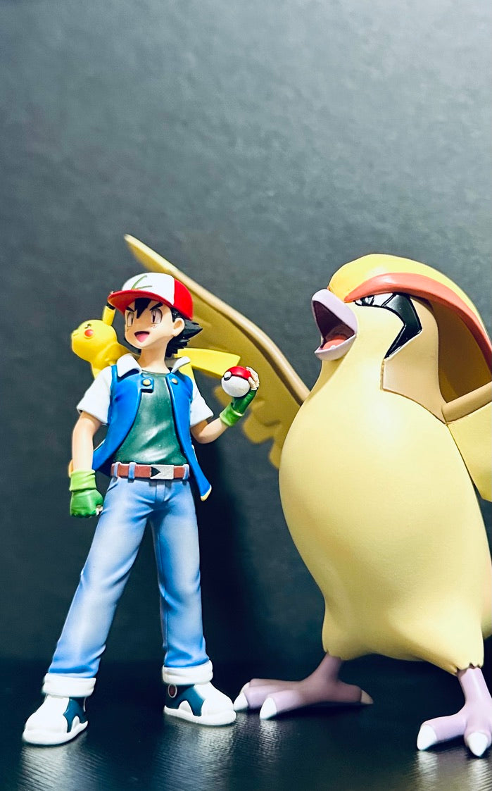 [IN STOCK] 1/20 Scale World Figure [UING] - Ash Ketchum & Pikachu