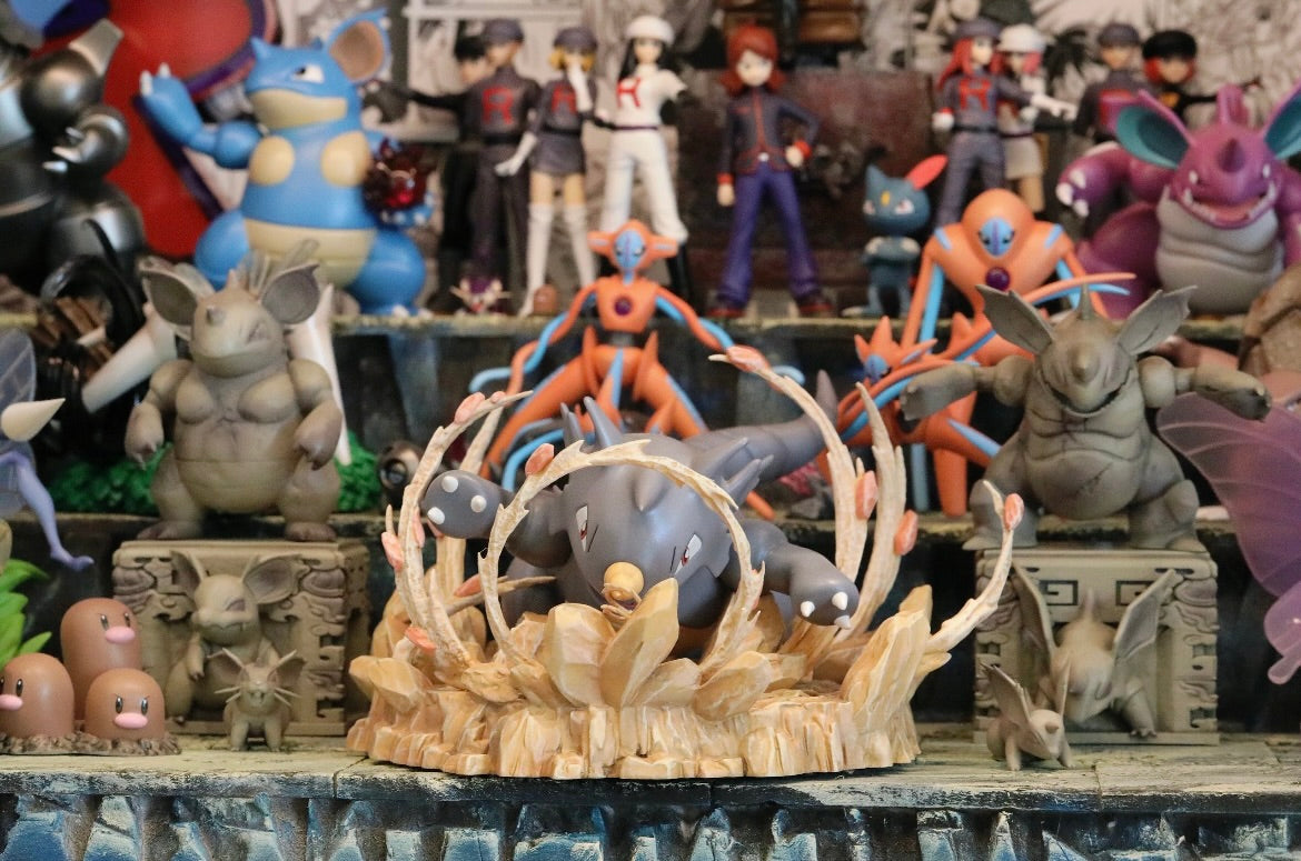 [IN STOCK] Mini statue [SP] - Nidoran♀ & Nidorina & Nidoqueen & Nidoran♂ & Nidorino & Nidoking