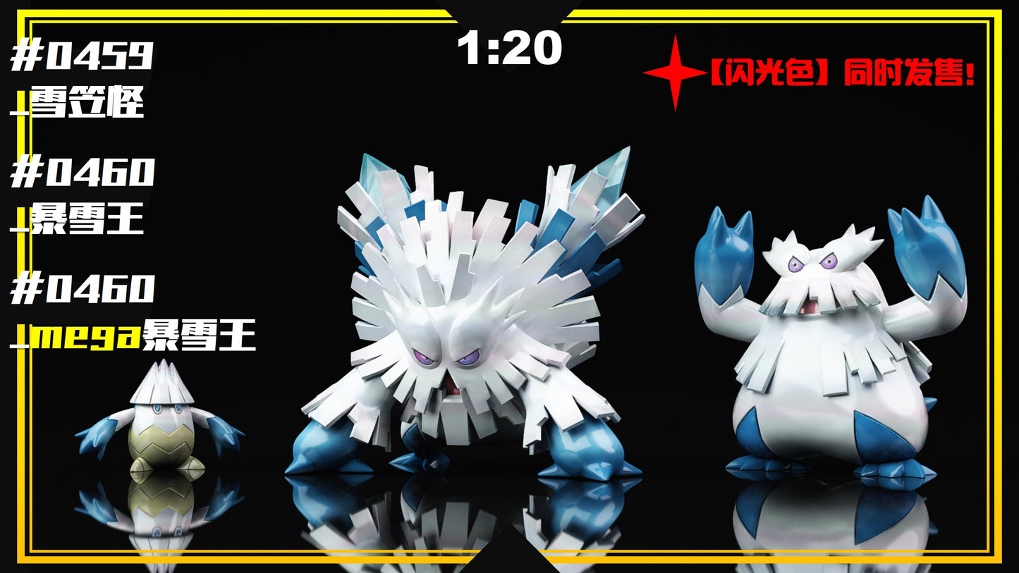 [PREORDER] 1/20 Scale World Figure [SXG] - Snover & Abomasnow & Mega Abomasnow