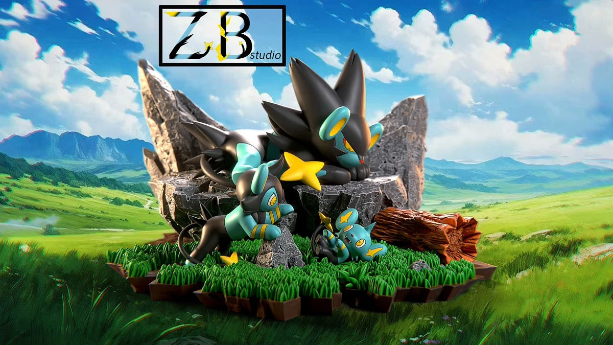 [PREORDER] 1/20 Scale World Figure [ZB] - Shinx & Luxio & Luxray