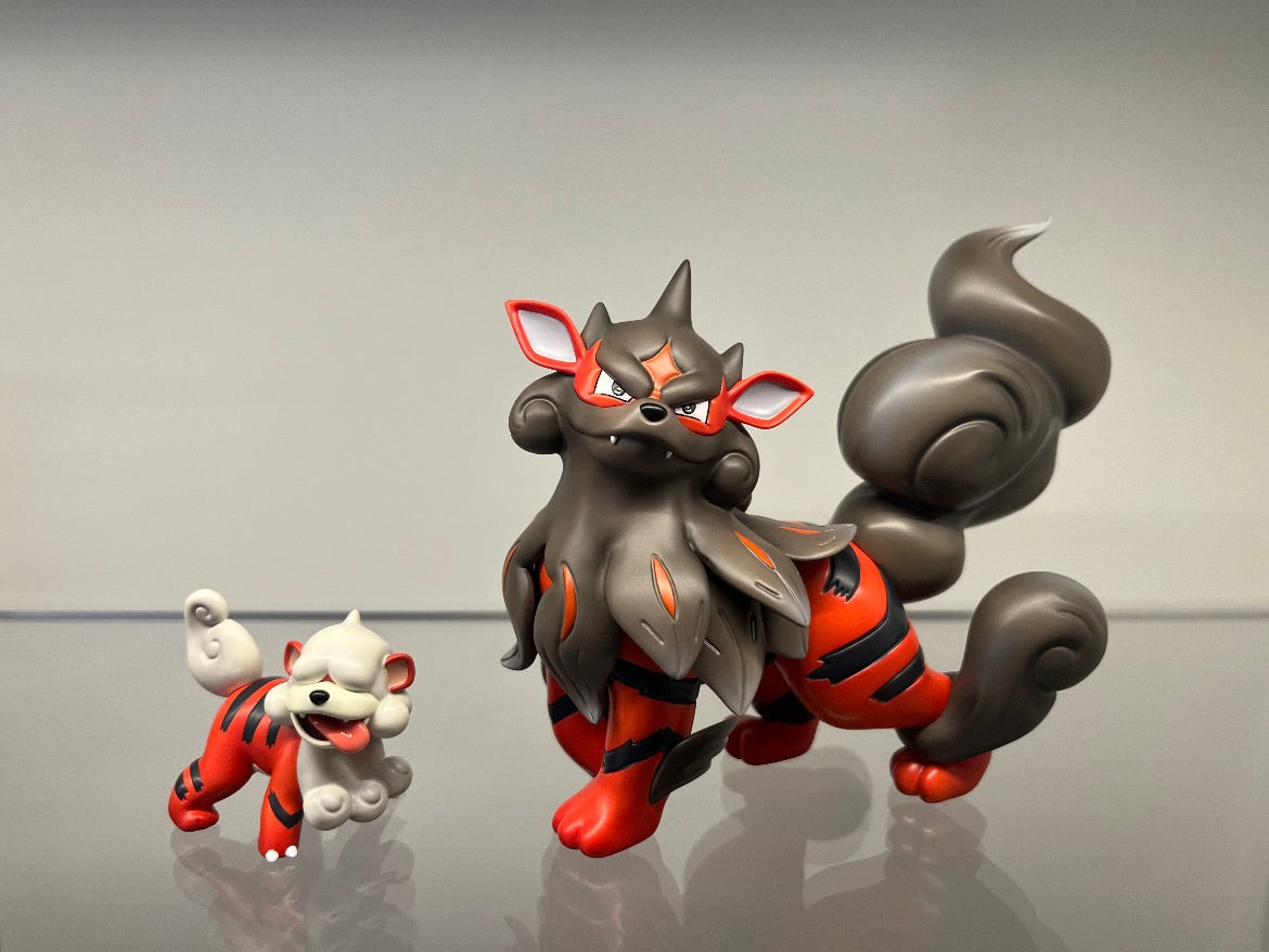 [IN STOCK] 1/20 Scale World Figure [YH] - Hisuian Growlithe & Arcanine