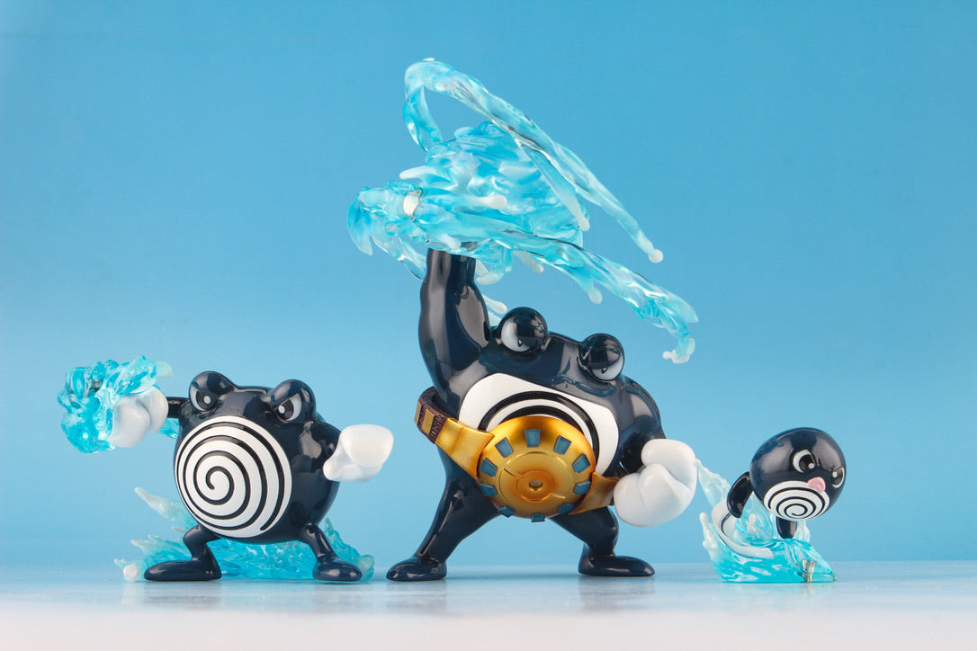 [IN STOCK] 1/20 Scale World Figure [WONDER] - Poliwag & Poliwhirl & Poliwrath & Politoed