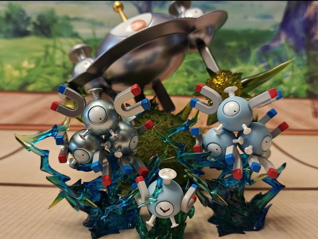 [IN STOCK] 1/20 Scale World Figure [PALLET TOWN] - Magnemite & Magneton & Magnezone