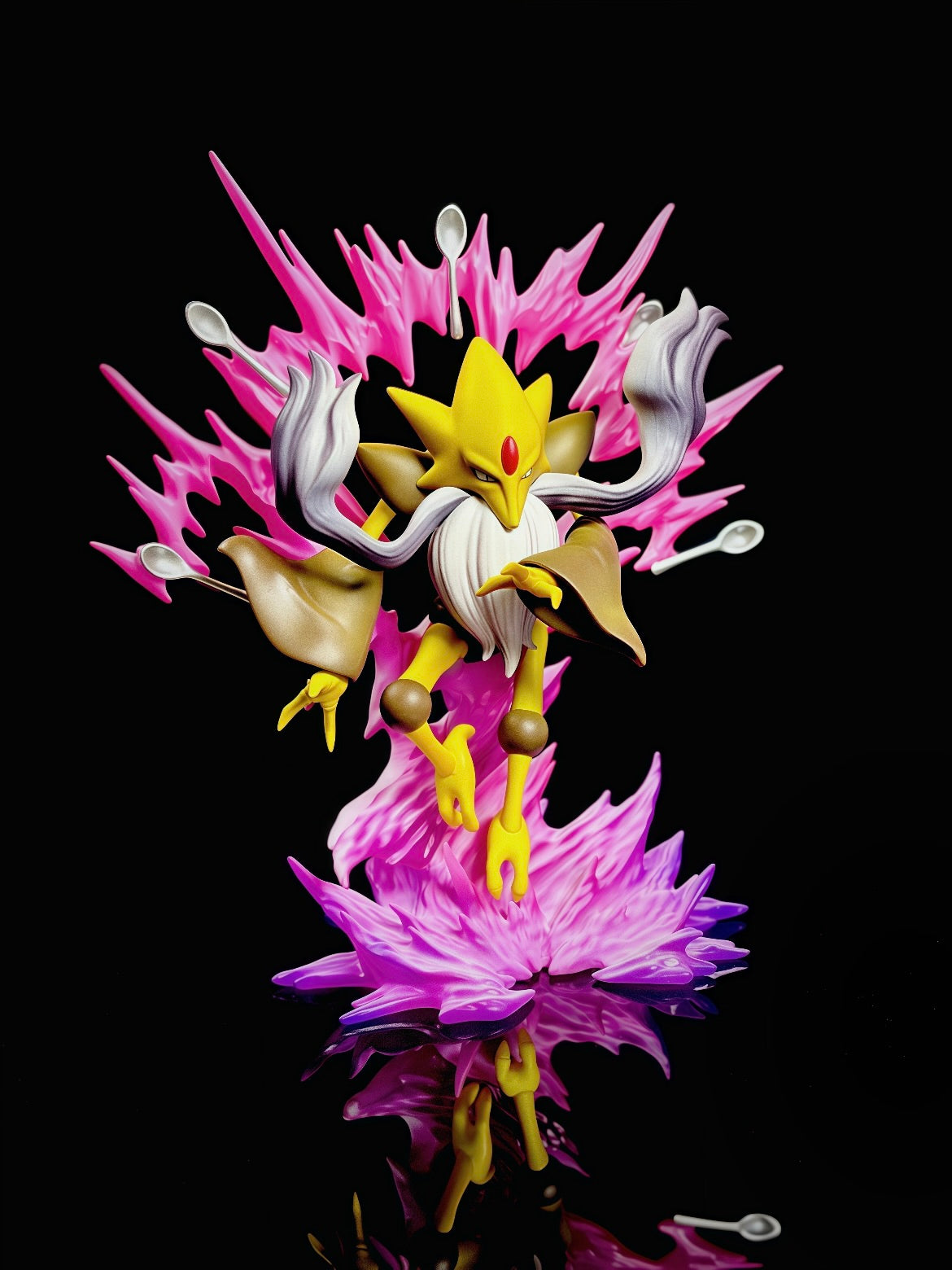 [IN STOCK] 1/20 Scale World Figure [ROCKY HELMET] - Mega Alakazam