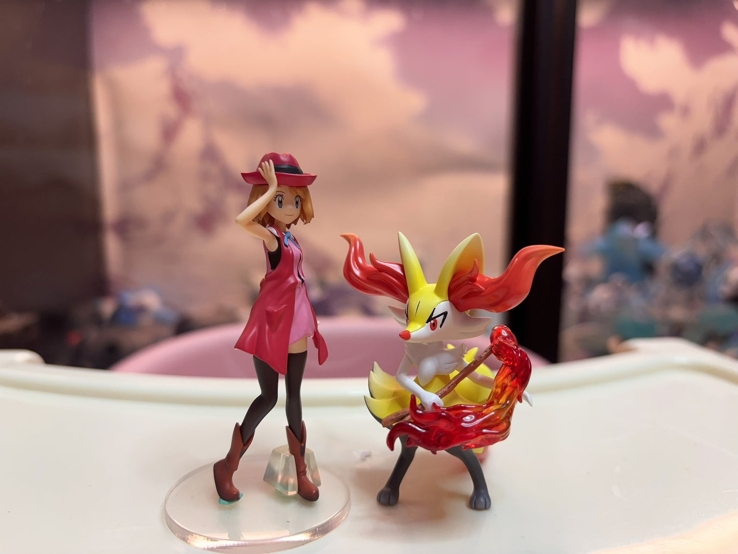 [PREORDER] 1/20 Scale World Figure [FOG] - Fennekin & Braixen & Delphox