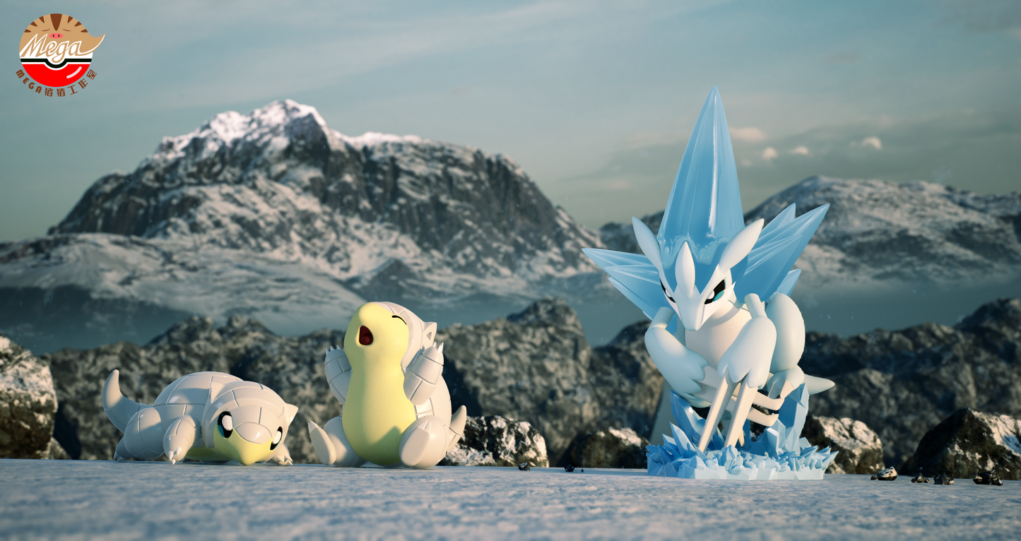 [PREORDER CLOSED] 1/20 Scale World Figure [MEGAZZ] - Sandshrew & Sandslash & Alolan Sandshrew & Alolan Sandslash