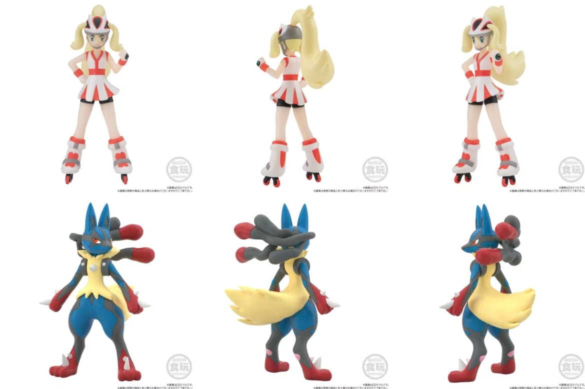 [PREORDER] 1/20 Scale World Figure [BANDAÏ] - Korrina & Mega Lucario