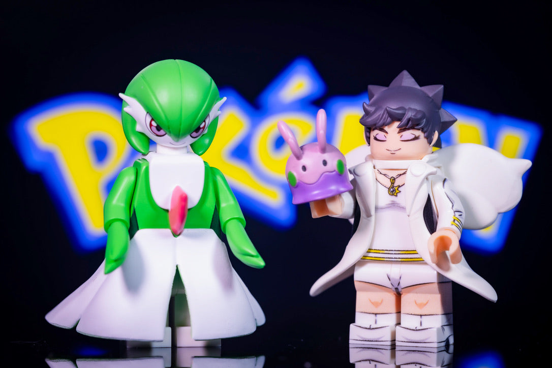 [IN STOCK] Custom Designed Minifigure [Liberty Brick] - Diantha & Gardevoir & Goomy