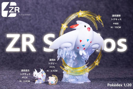 [PREORDER CLOSED] 1/20 Scale World Figure [ZR] - Togepi & Togetic & Togekiss