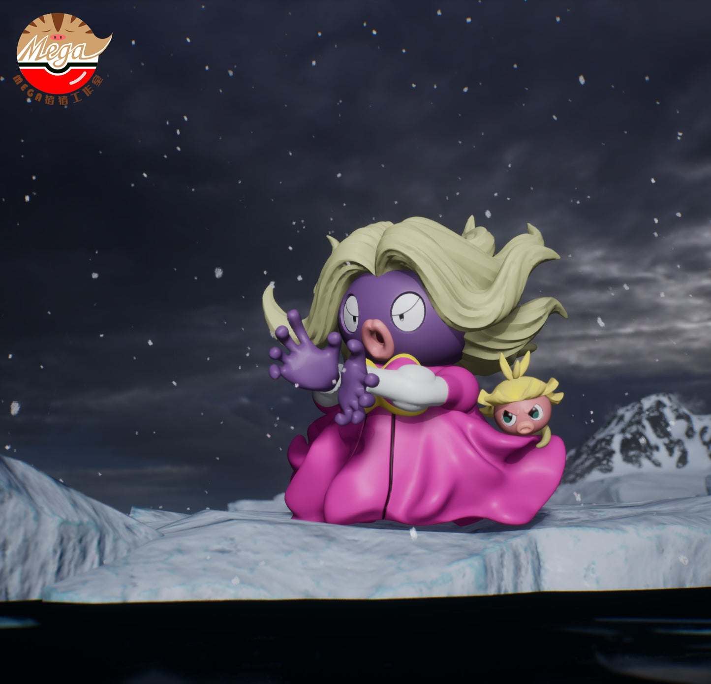 [PREORDER CLOSED] 1/20 Scale World Figure [MEGAZZ] - Lorelei & Shellder & Cloyster & Jynx & Smoochum & Dewgong