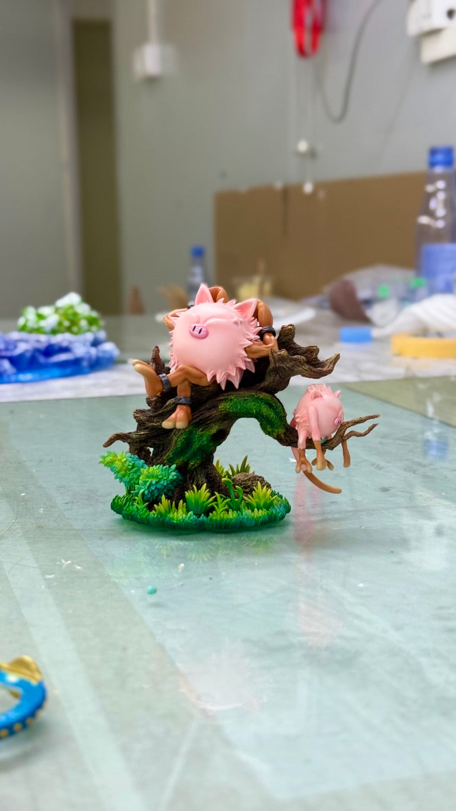 [PREORDER] 1/20 Scale World Figure [DM VIP] - Mankey & Primeape