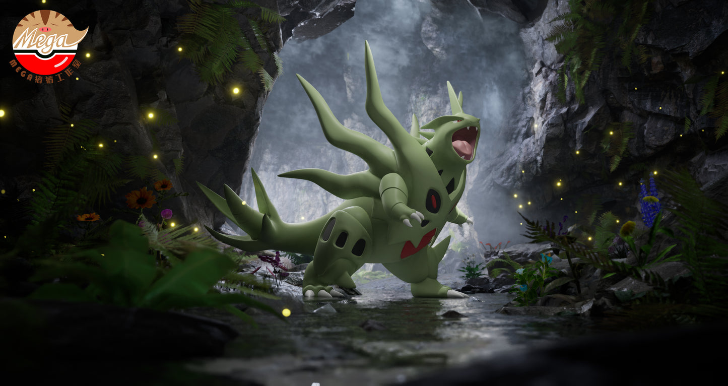 [PREORDER] 1/20 Scale World Figure [MEGAZZ] - Larvitar & Pupitar & Tyranitar & Mega Tyranitar