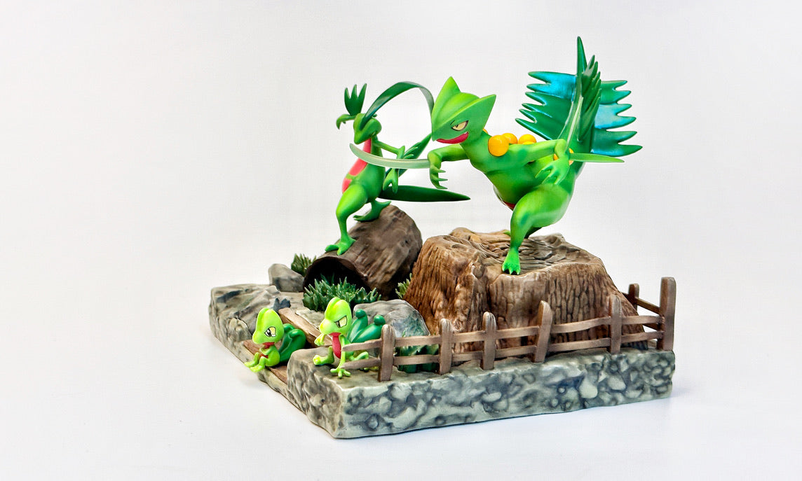 [PREORDER CLOSED] 1/20 Scale World Figure [JIANG] - Treecko & Grovyle & Sceptile