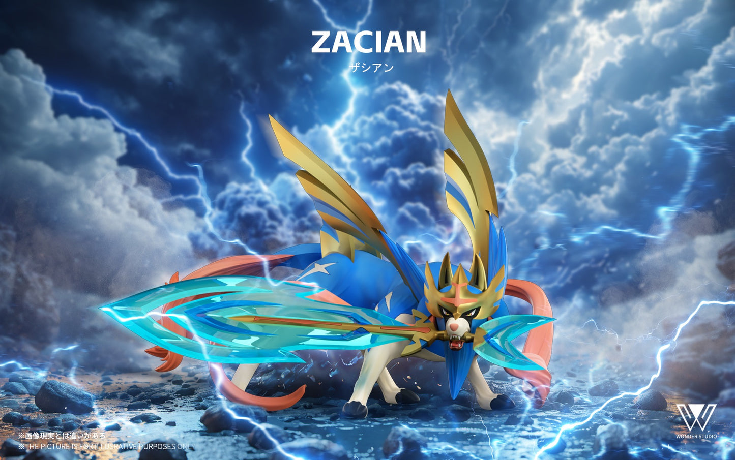 [PREORDER] 1/20 Scale World Figure [WONDER] - Zacian & Zamazenta