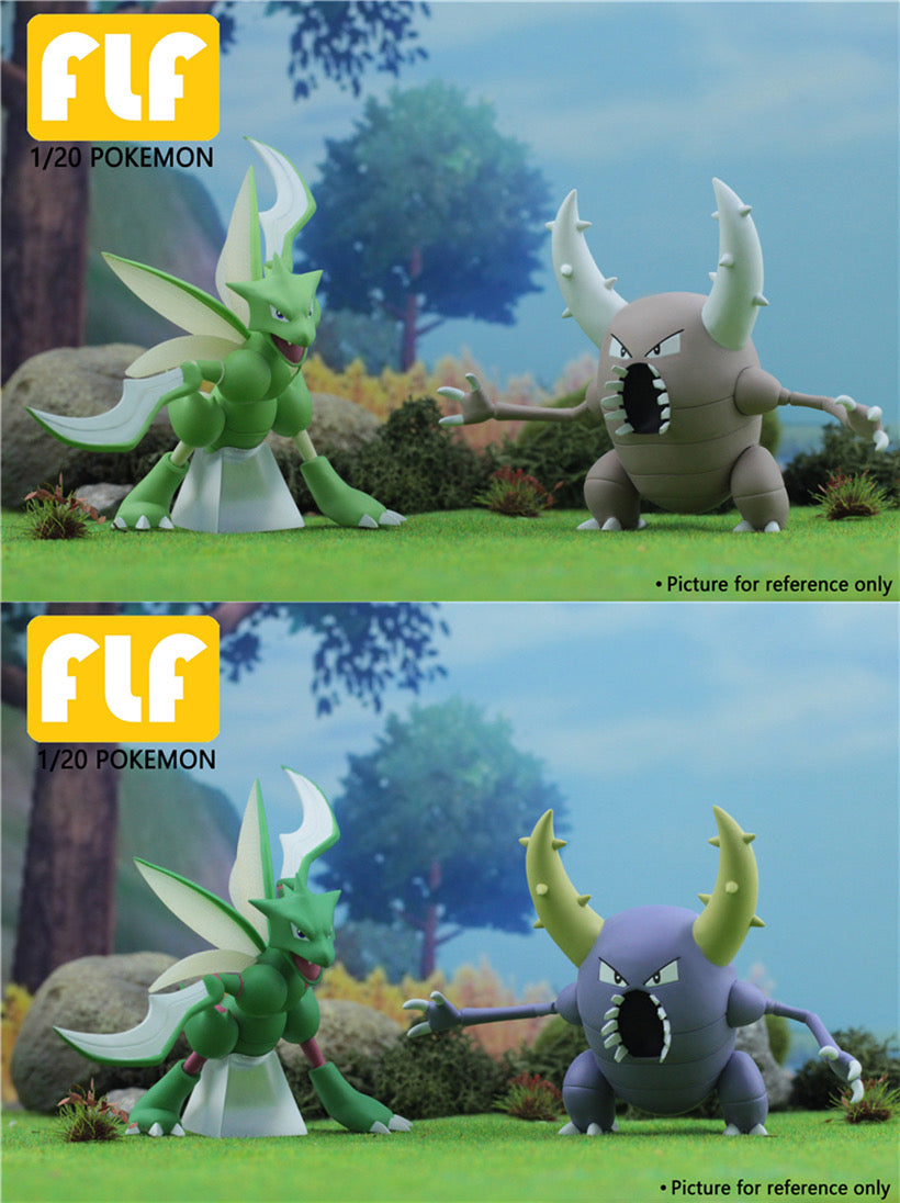 [PREORDER] 1/20 Scale World Figure [FLF] - Scyther & Pinsir