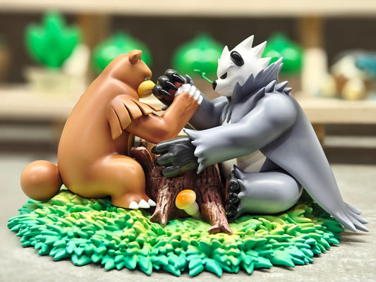 [PREORDER] 1/20 Scale World Figure [ZOO] - Ursaring & Pangoro