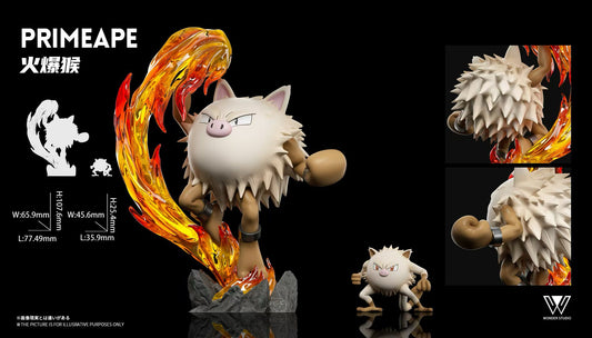 [PREORDER] 1/20 Scale World Figure [WONDER] - Mankey & Primeape