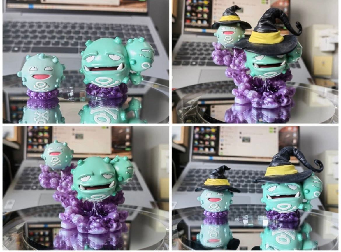 [IN STOCK] 1/20 Scale World Figure [PALLET TOWN] - Koffing & Weezing