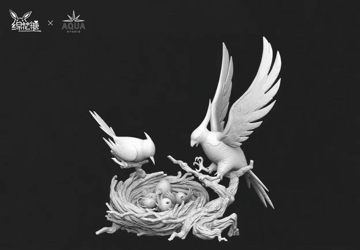 [PREORDER] 1/20 Scale World Figure [AQUA] - Fletchling & Fletchinder & Talonflame