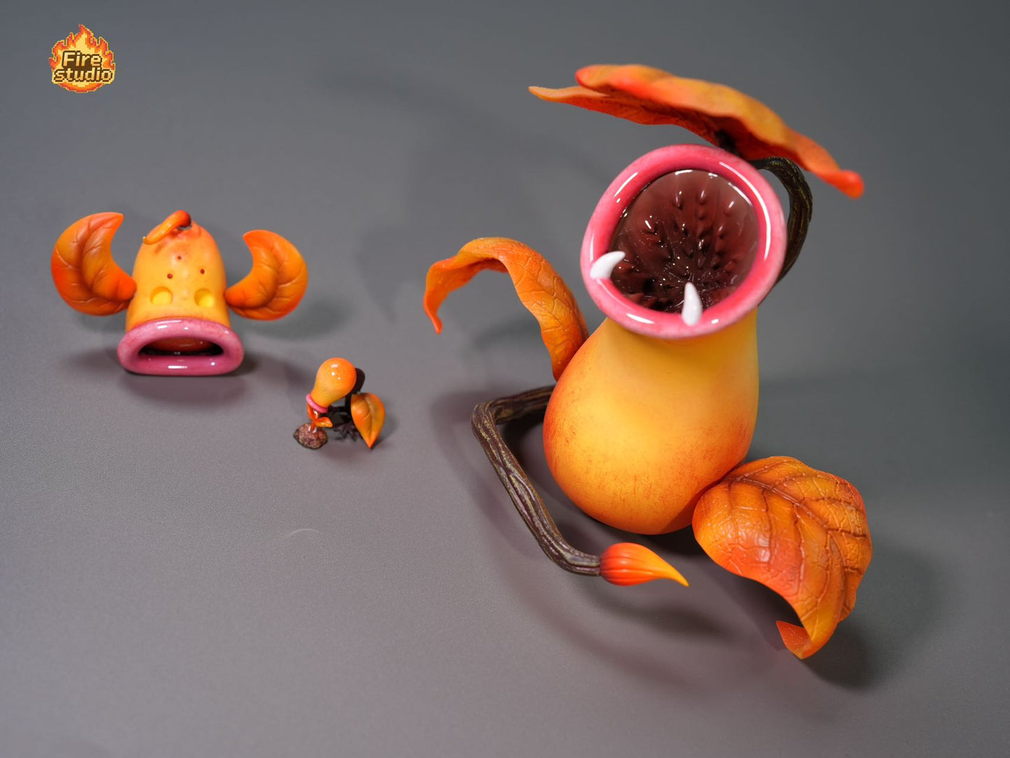 [PREORDER] 1/20 Scale World Figure [FIRE] - Bellsprout & Weepinbell & Victreebel