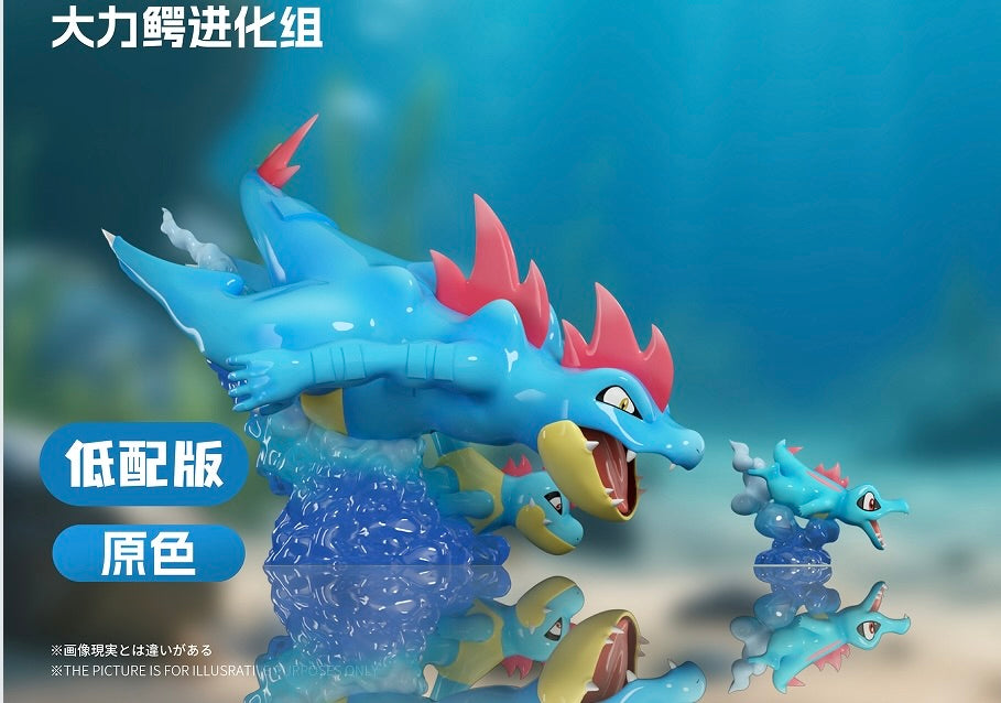 [PREORDER] 1/20 Scale World Figure [XO] - Totodile & Croconaw & Feraligatr