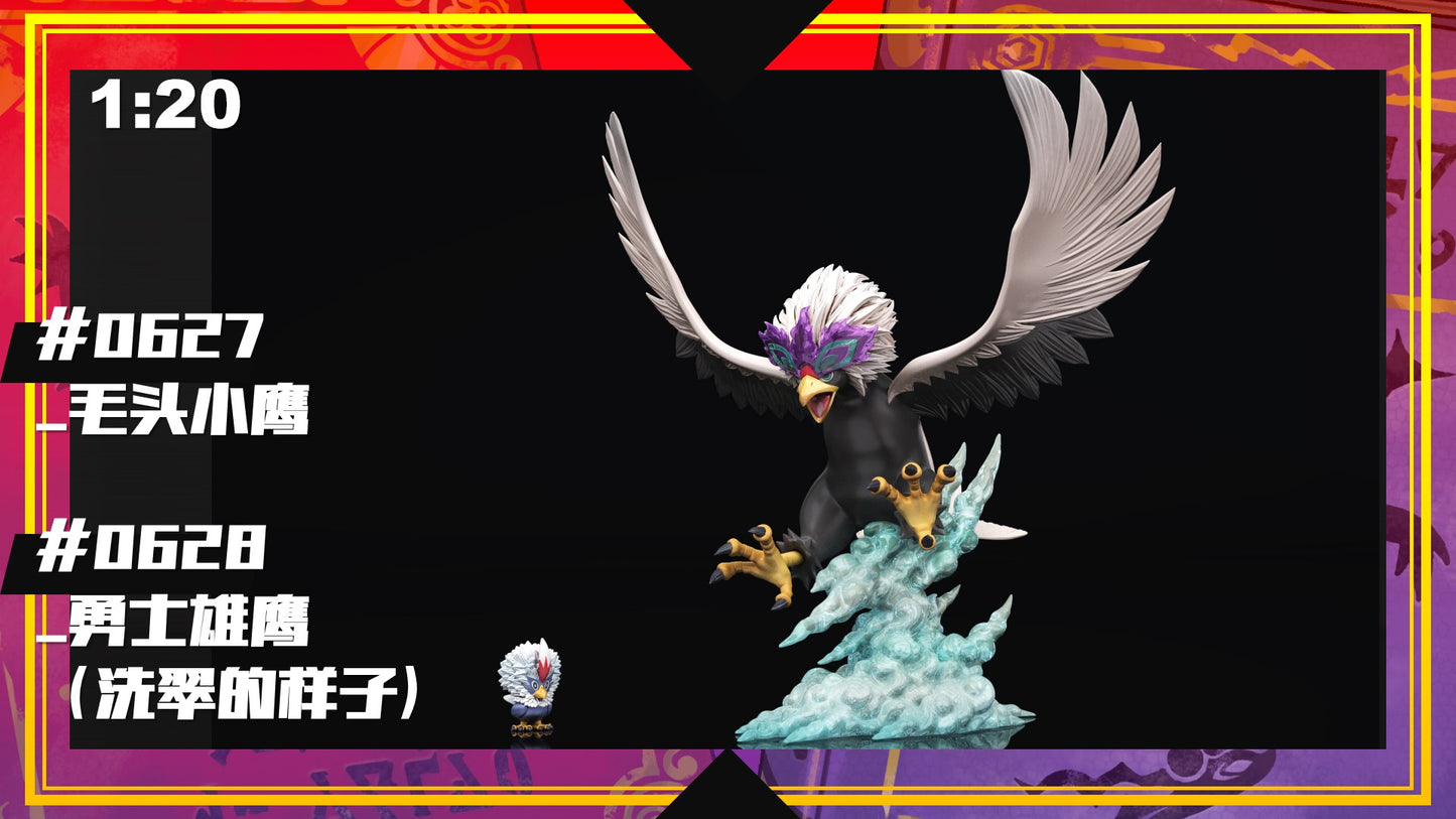 [REMAINING BALANCE] 1/20 Scale World Figure [SXG] - Rufflet & Hisuian Braviary