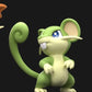[PREORDER] 1/20 Scale World Figure [WONDER] - Rattata & Raticate