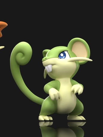 [PREORDER] 1/20 Scale World Figure [WONDER] - Rattata & Raticate