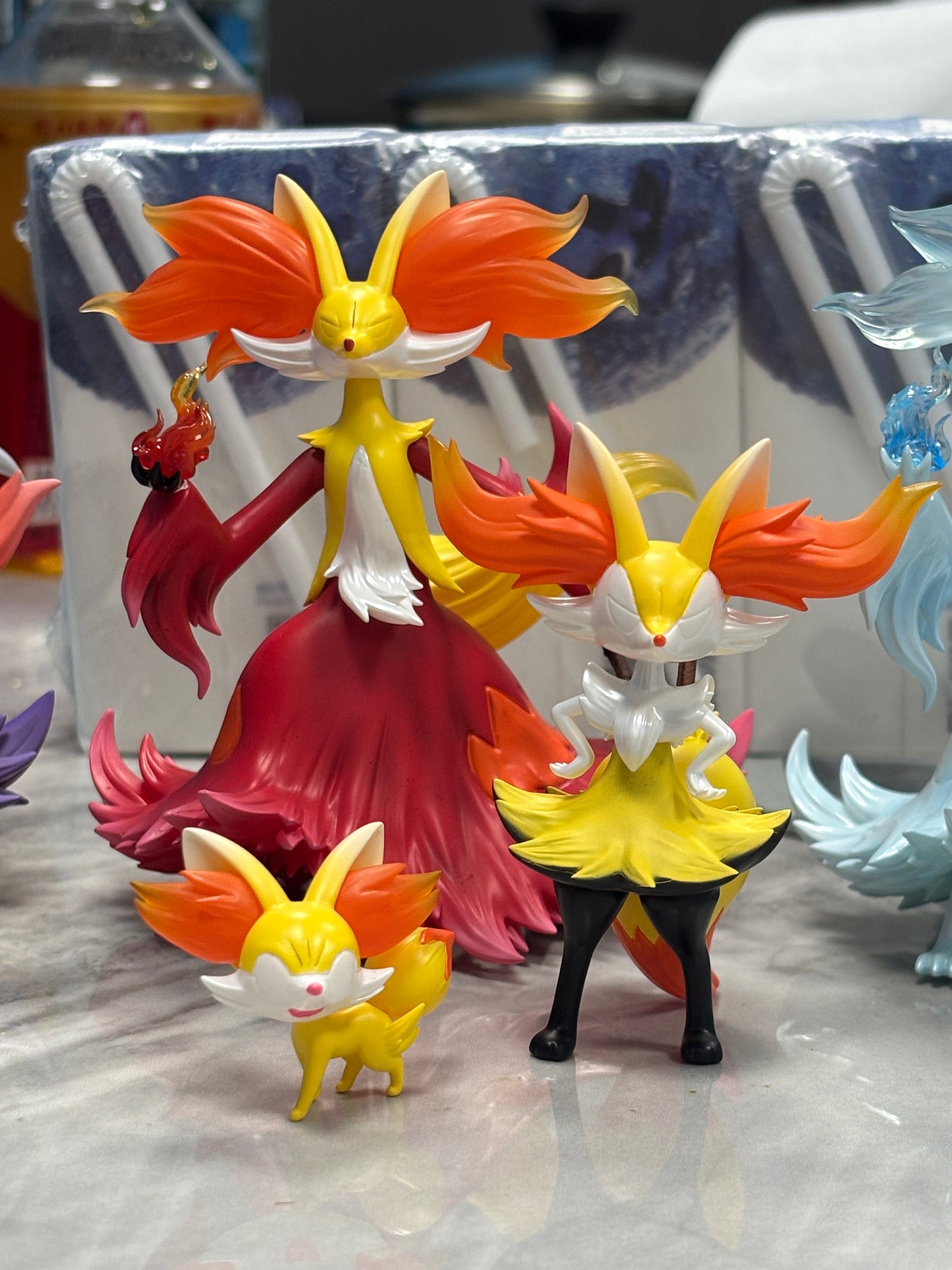 [PREORDER] 1/20 Scale World Figure [MOYU] - Fennekin & Braixen & Delphox
