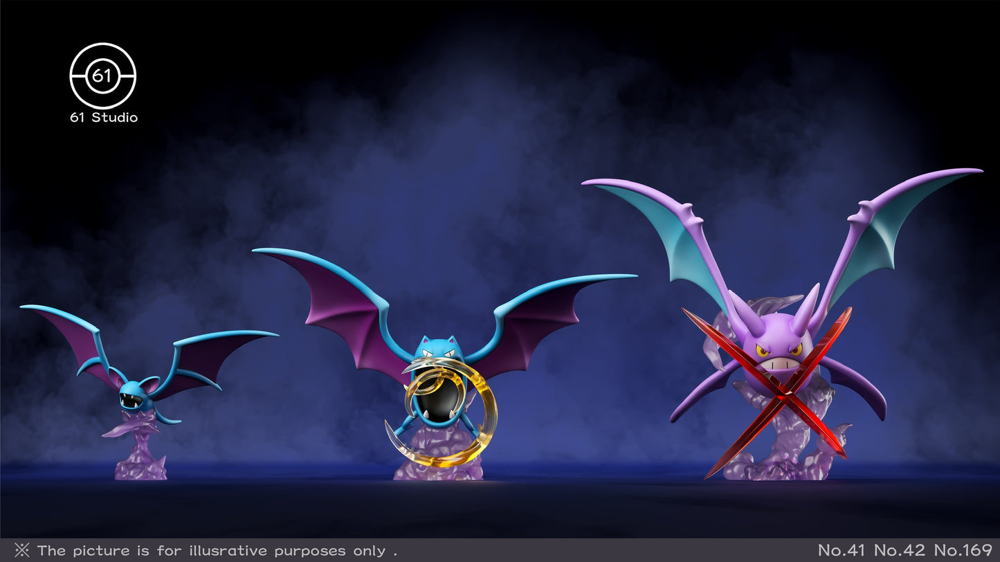 [REMAINING BALANCE] 1/20 Scale World Figure [61] - Zubat & Golbat & Crobat