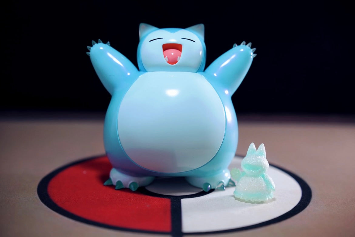 [IN STOCK] 1/20 Scale World Figure [PALLET TOWN] - Snorlax & Munchlax