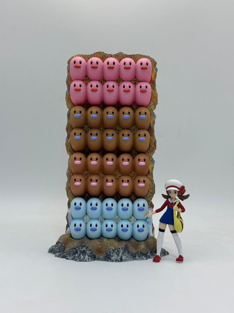 [PREORDER] 1/20 Scale World Figure [LIMOUSINE] - Diglett & Dugtrio