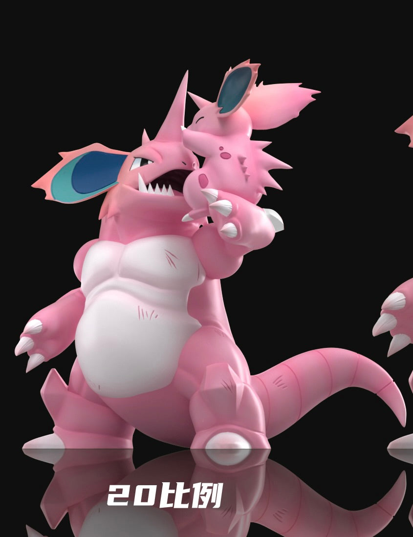 [PREORDER] 1/20 Scale World Figure [WONDER] - Nidoran♂ & Nidorino & Nidoking