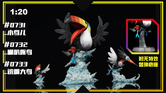[PREORDER] 1/20 Scale World Figure [SXG] - Pikipek & Trumbeak & Toucannon