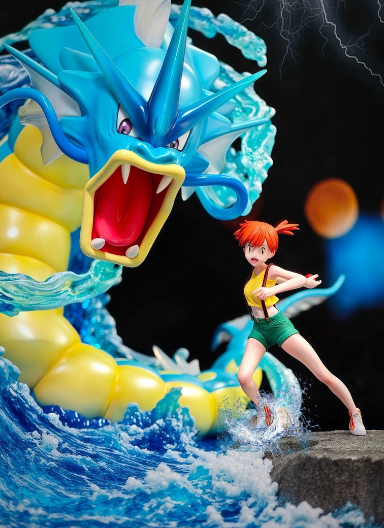 [IN STOCK] 1/20 Scale World Figure [PALLET TOWN] - Magikarp & Gyarados