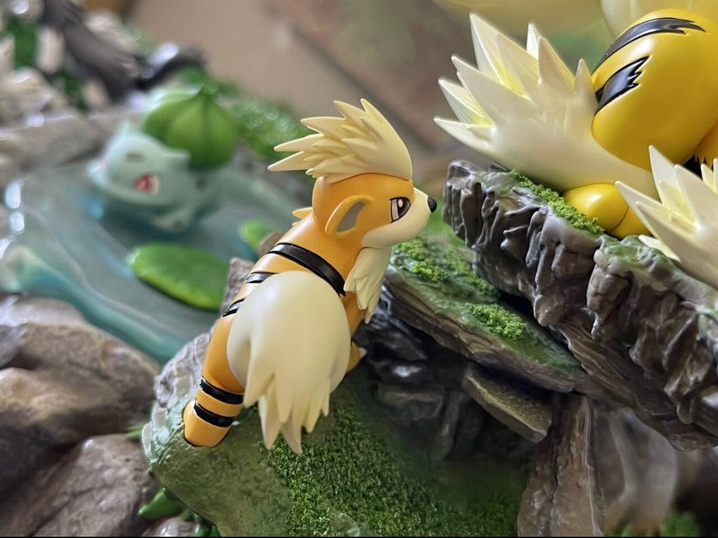 [IN STOCK] 1/20 Scale World Figure [PALLET TOWN] - Growlithe & Arcanine