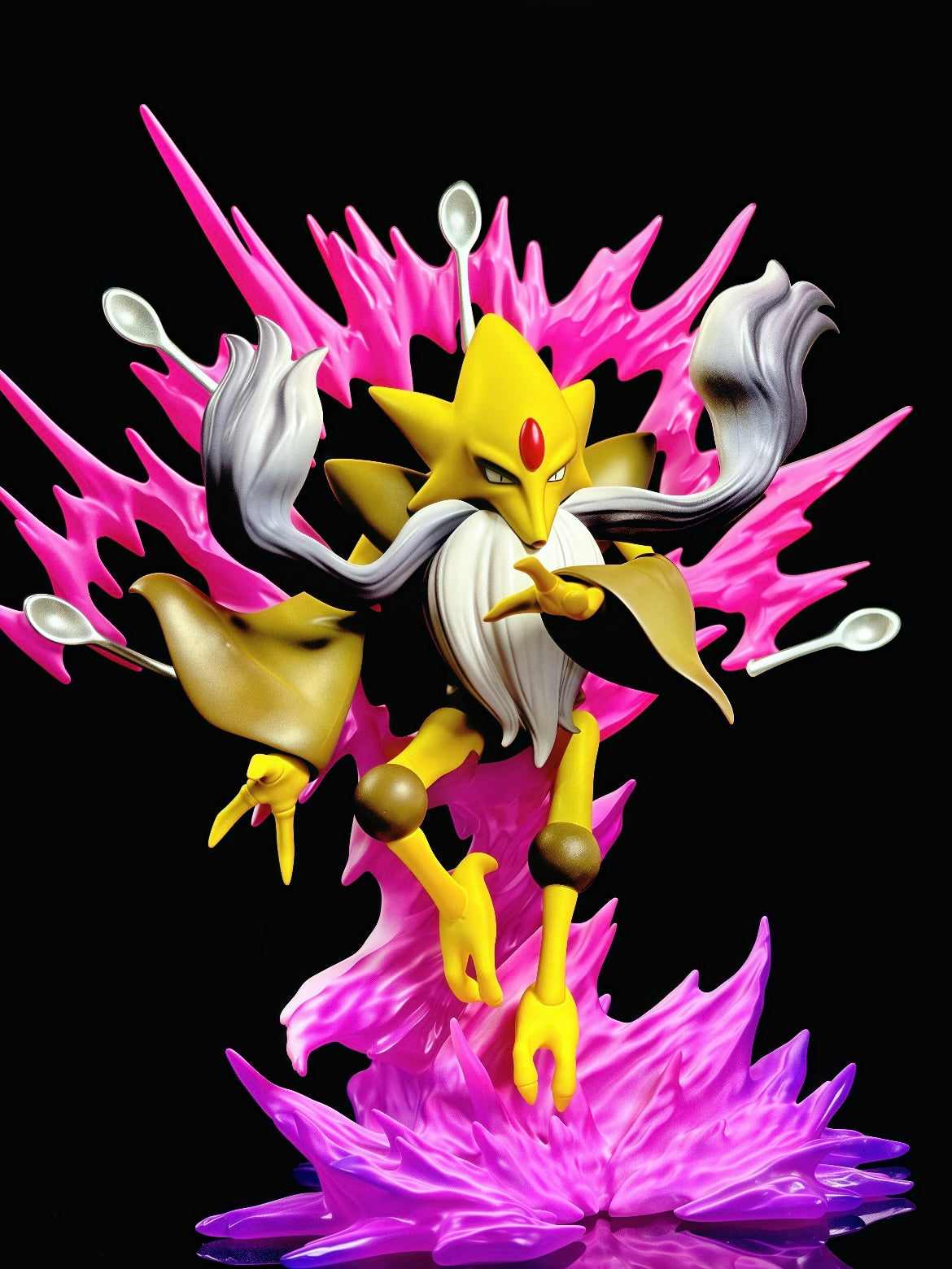 [IN STOCK] 1/20 Scale World Figure [ROCKY HELMET] - Mega Alakazam