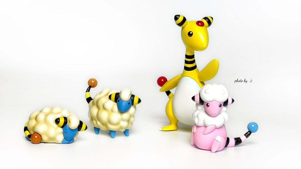 [IN STOCK] 1/20 Scale World Figure [T1] - Mareep & Flaaffy & Ampharos