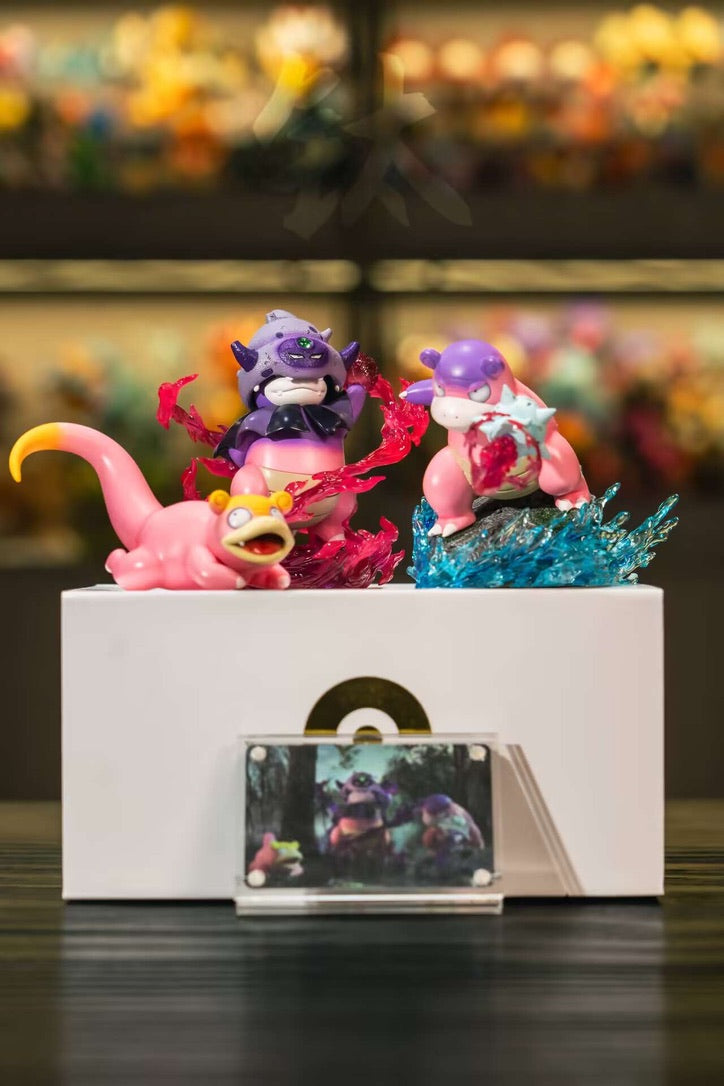 [IN STOCK] 1/20 Scale World Figure [PALLET TOWN] - Galarian Slowpoke & Slowbro & Slowking