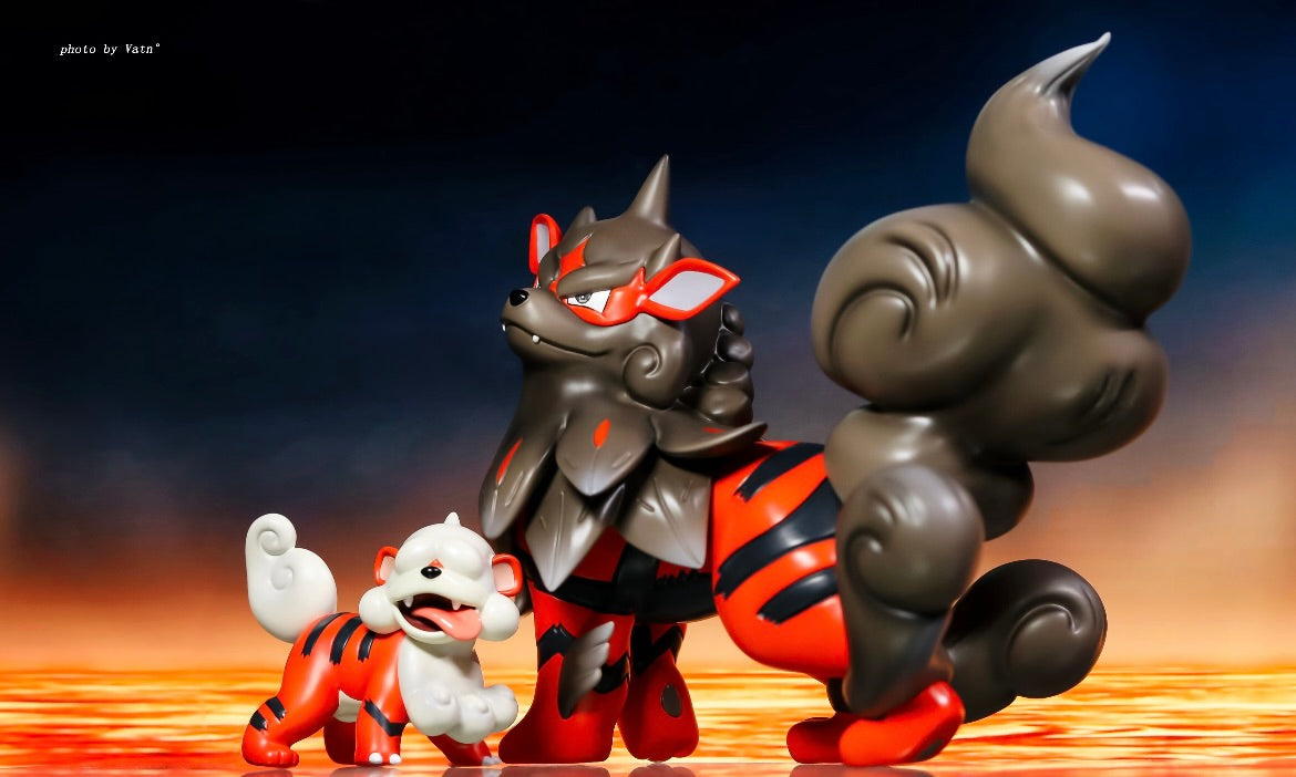 [IN STOCK] 1/20 Scale World Figure [YH] - Hisuian Growlithe & Arcanine
