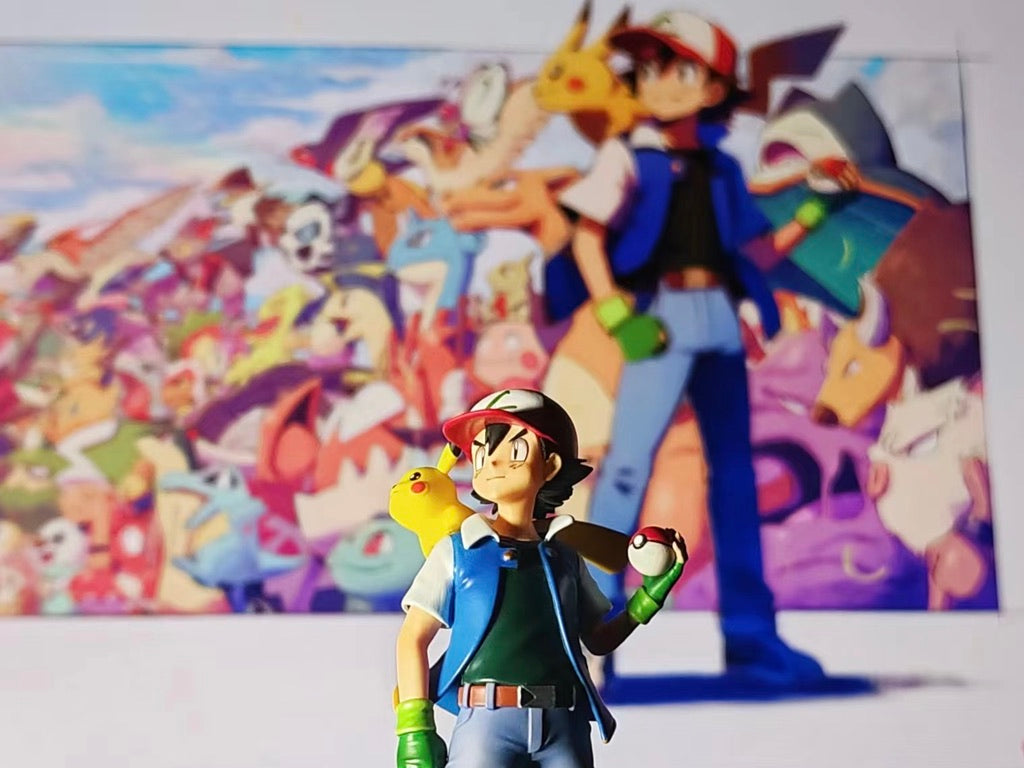 [IN STOCK] 1/20 Scale World Figure [UING] - Ash Ketchum & Pikachu