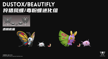 [PREORDER] 1/20 Scale World Figure [WONDER] - Wurmple & Silcoon & Beautifly & Cascoon & Dustox