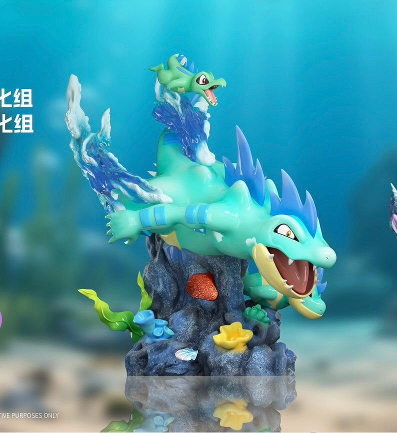 [PREORDER] 1/20 Scale World Figure [XO] - Totodile & Croconaw & Feraligatr