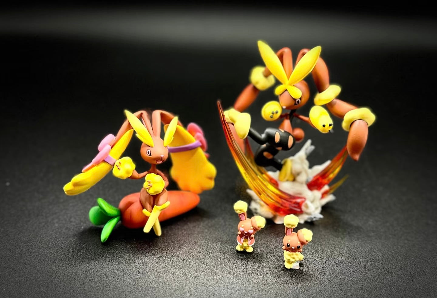 [IN STOCK] 1/20 Scale World Figure [TP] - Buneary & Lopunny & Mega Lopunny